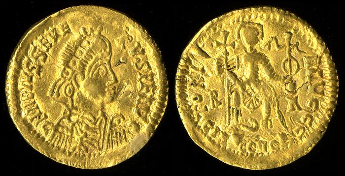 RIC X Visigoths 3754, реверс, bm