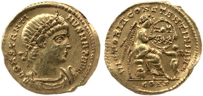 реверс RIC VII Constantinople 117