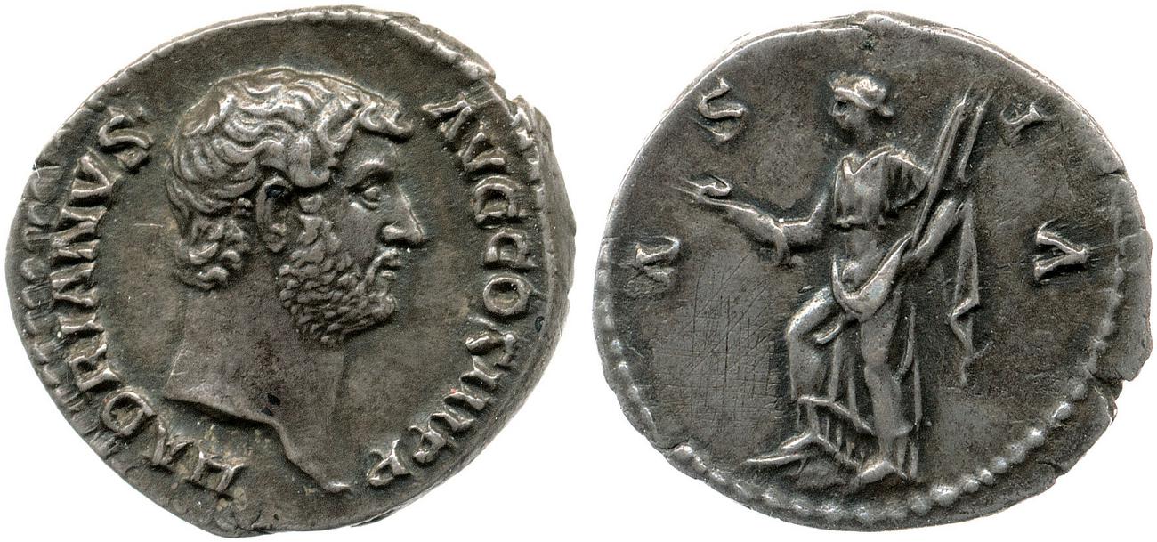 RIC II, Part 3 (second edition) Hadrian 1507, аверс, bm