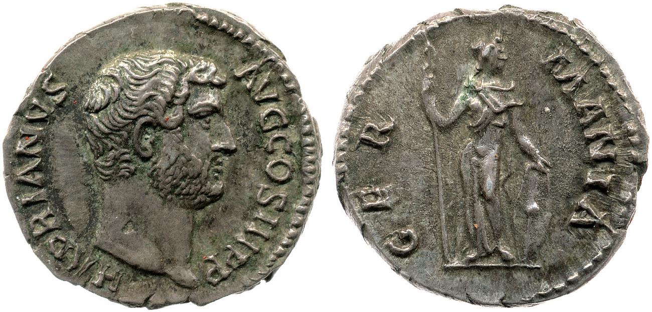 аверс RIC II, Part 3 (second edition) Hadrian 1519