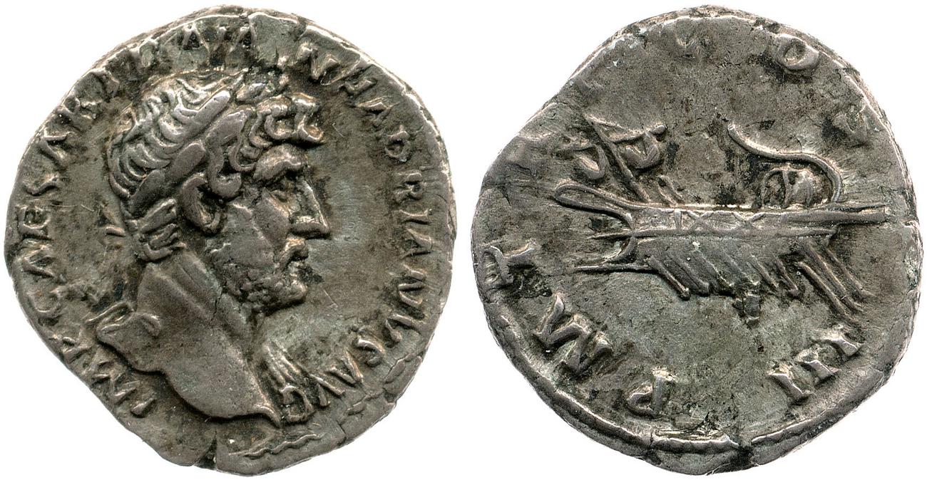 RIC II, Part 3 (second edition) Hadrian 525, аверс, bm