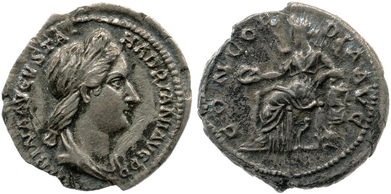 RIC II, Part 3 (second edition) Hadrian 2501, аверс, bm