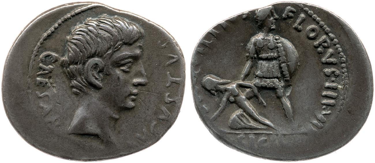 RIC I (second edition) Augustus 310, obverse, bm
