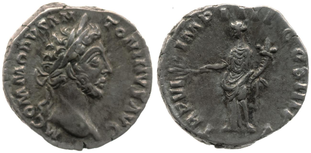 RIC III Commodus 17, аверс, bm