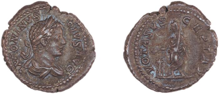 реверс RIC IV Caracalla 150