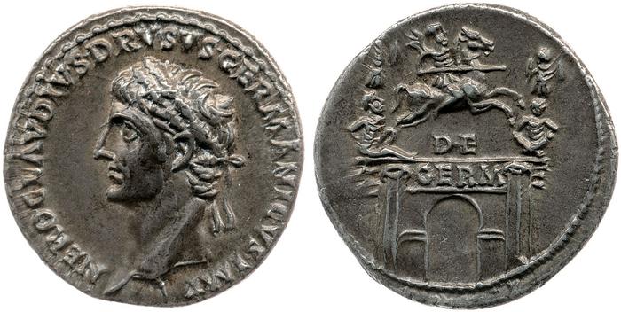 RIC I (second edition) Claudius 70, реверс, bm