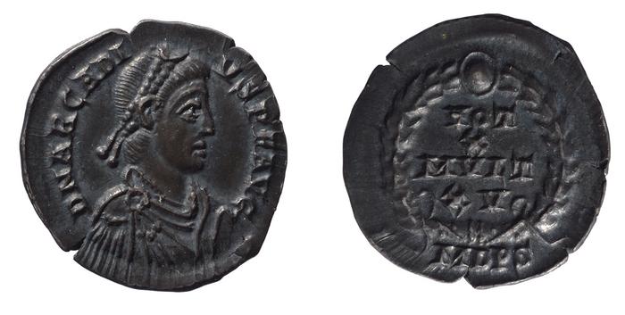 RIC IX Mediolanum 27A, реверс, bm