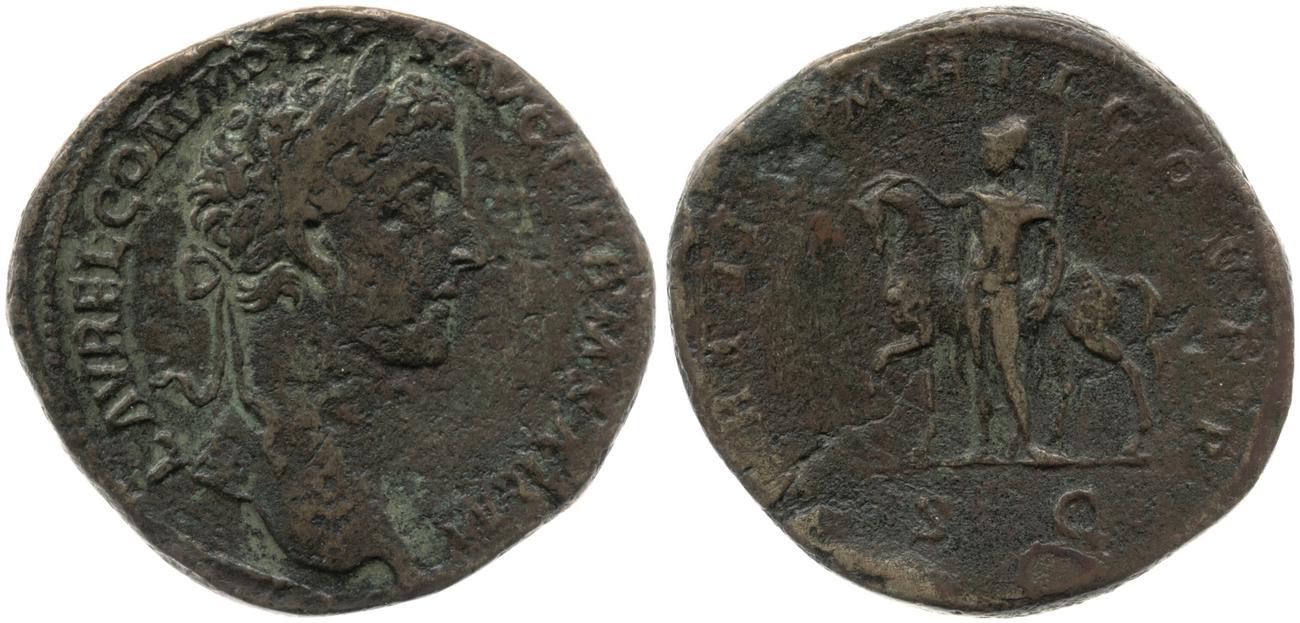 аверс RIC III Marcus Aurelius 1578