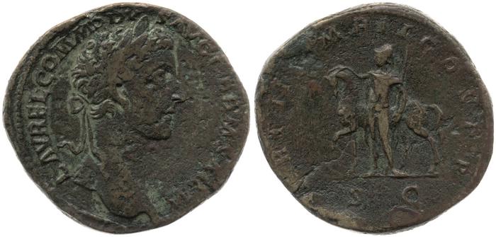 реверс RIC III Marcus Aurelius 1578