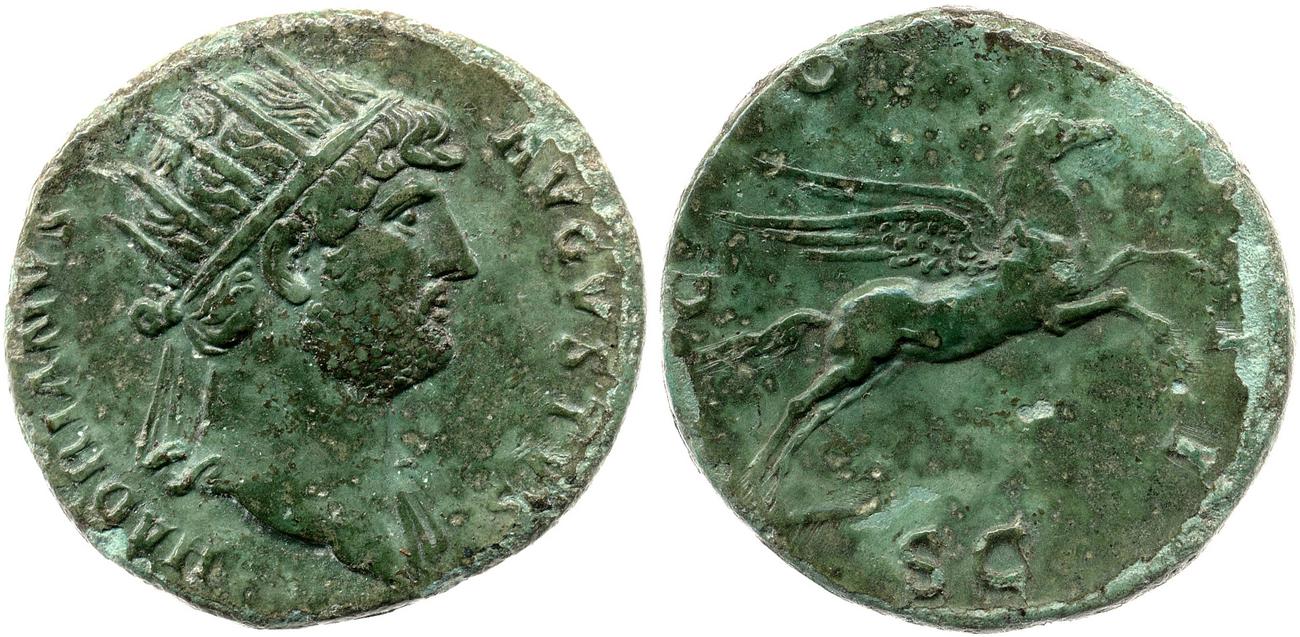 RIC II, Part 3 (second edition) Hadrian 746, аверс, bm