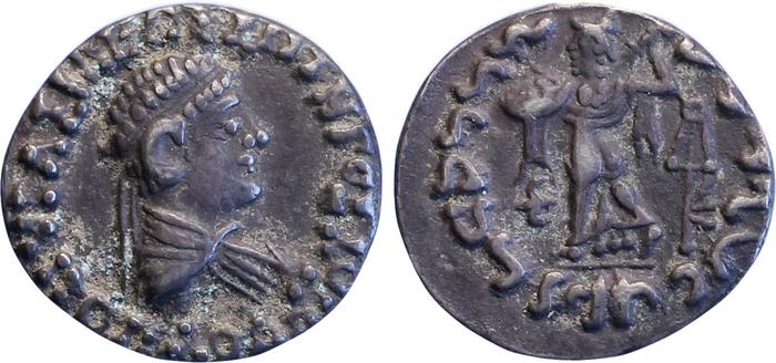Apollodotus II of Bactria obv