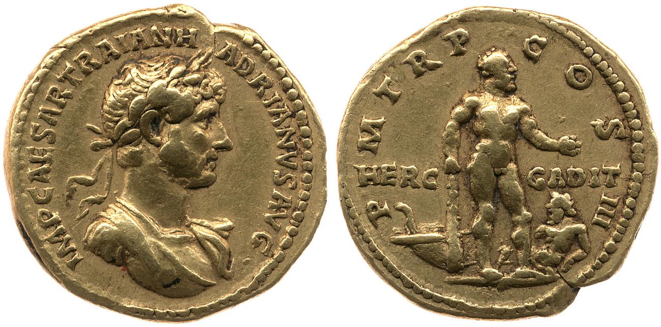 RIC II, Part 3 (second edition) Hadrian 555, аверс, bm