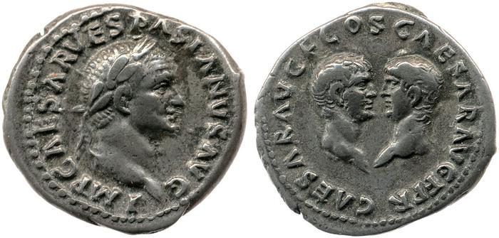 RIC II, Part 1 (second edition) Vespasian 16, реверс, bm