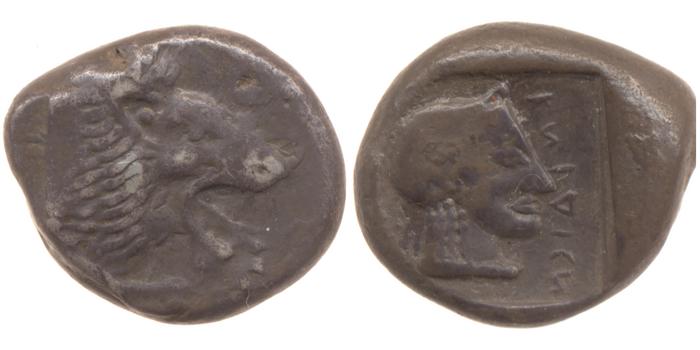 Cnidus Cahn 1970 Series II, реверс, bm