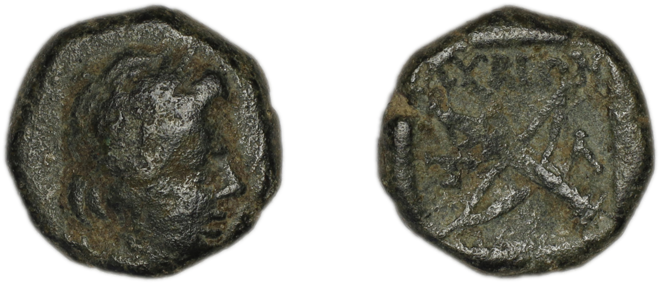 Lycian League Tlos Troxell 1982 3.65, аверс, bm