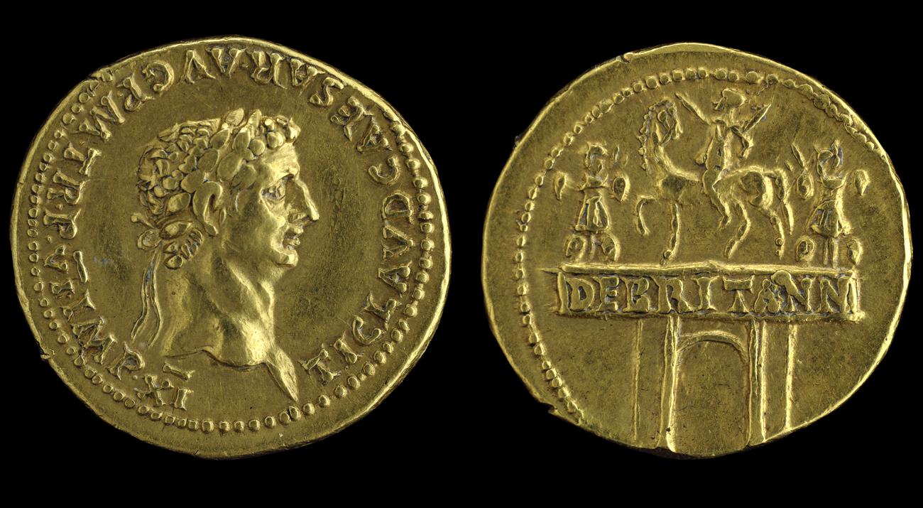 RIC I (second edition) Claudius 33, аверс, bm