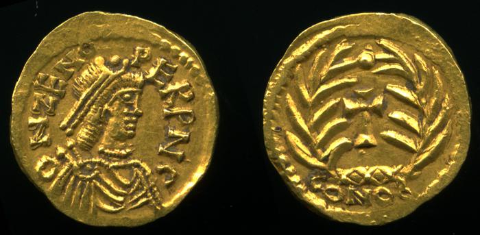 RIC X Zeno (West) 3614, реверс, bm