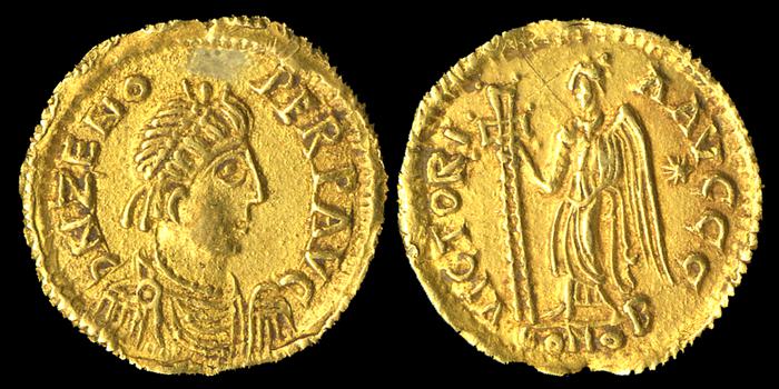 RIC X Visigoths 3771, реверс, bm