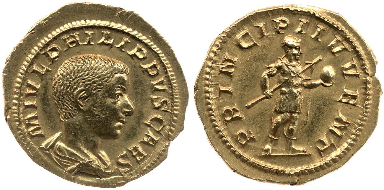 аверс RIC IV Philip I 216A