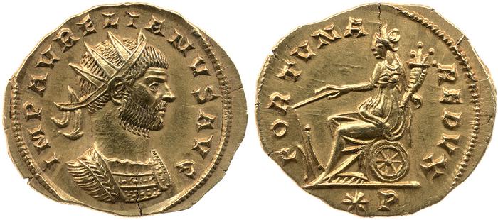 реверс RIC V Aurelian 171