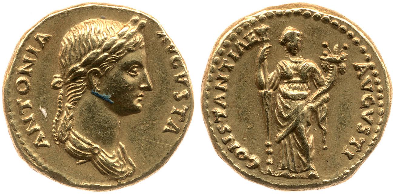 RIC I (second edition) Claudius 65, аверс, bm