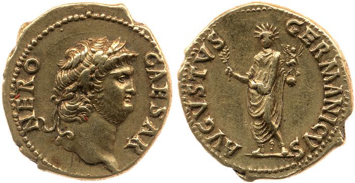 RIC I (second edition) Nero 46, реверс, bm