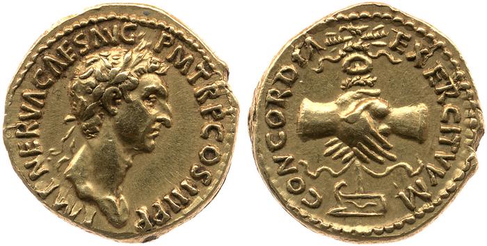 RIC II Nerva 15, реверс, bm