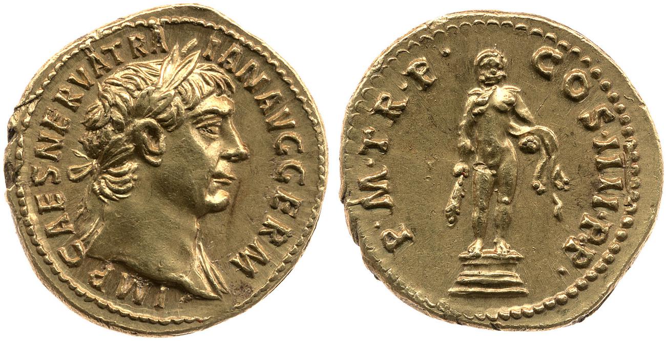 RIC II Trajan 49, аверс, bm