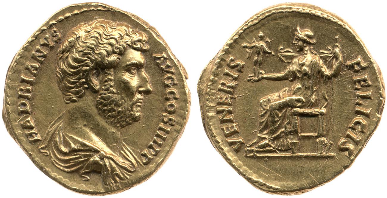 аверс RIC II, Part 3 (second edition) Hadrian 2366