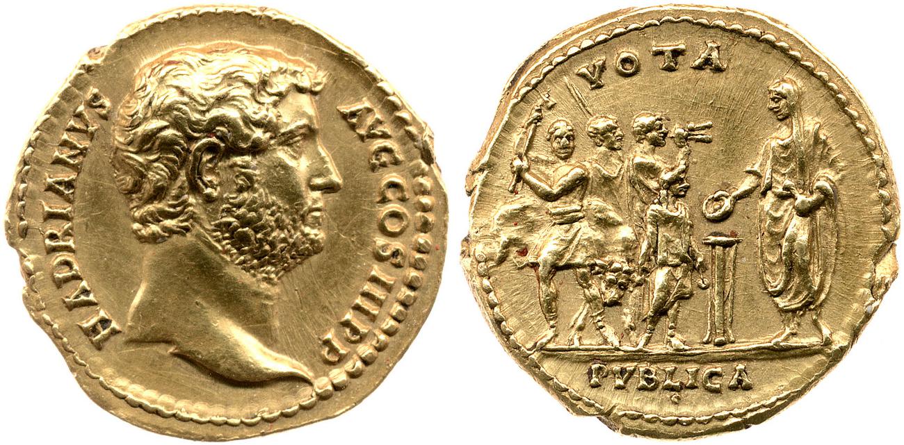 аверс RIC II, Part 3 (second edition) Hadrian 2035