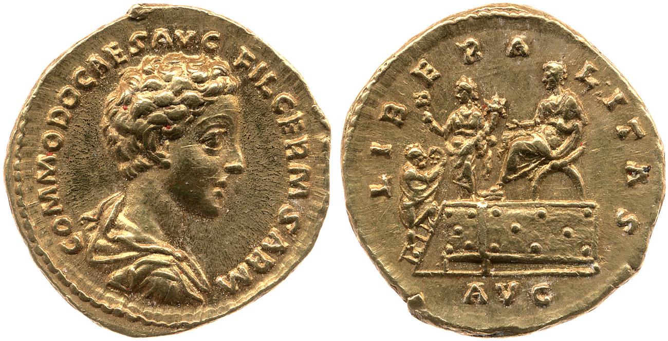 аверс RIC III Marcus Aurelius 612