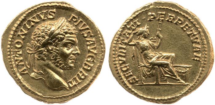 реверс RIC IV Caracalla 229A