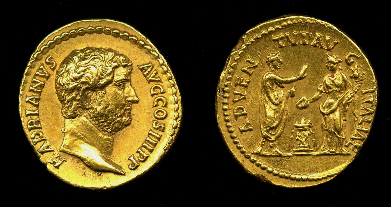 аверс RIC II, Part 3 (second edition) Hadrian 1558