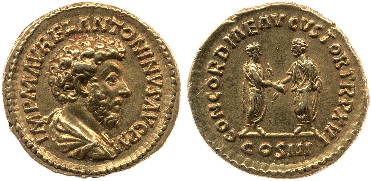 аверс RIC III Marcus Aurelius 44