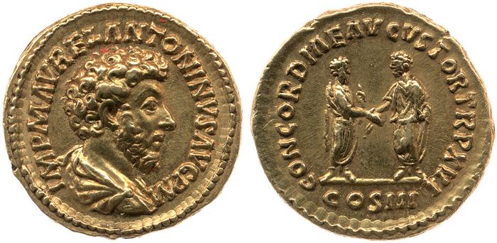 реверс RIC III Marcus Aurelius 44