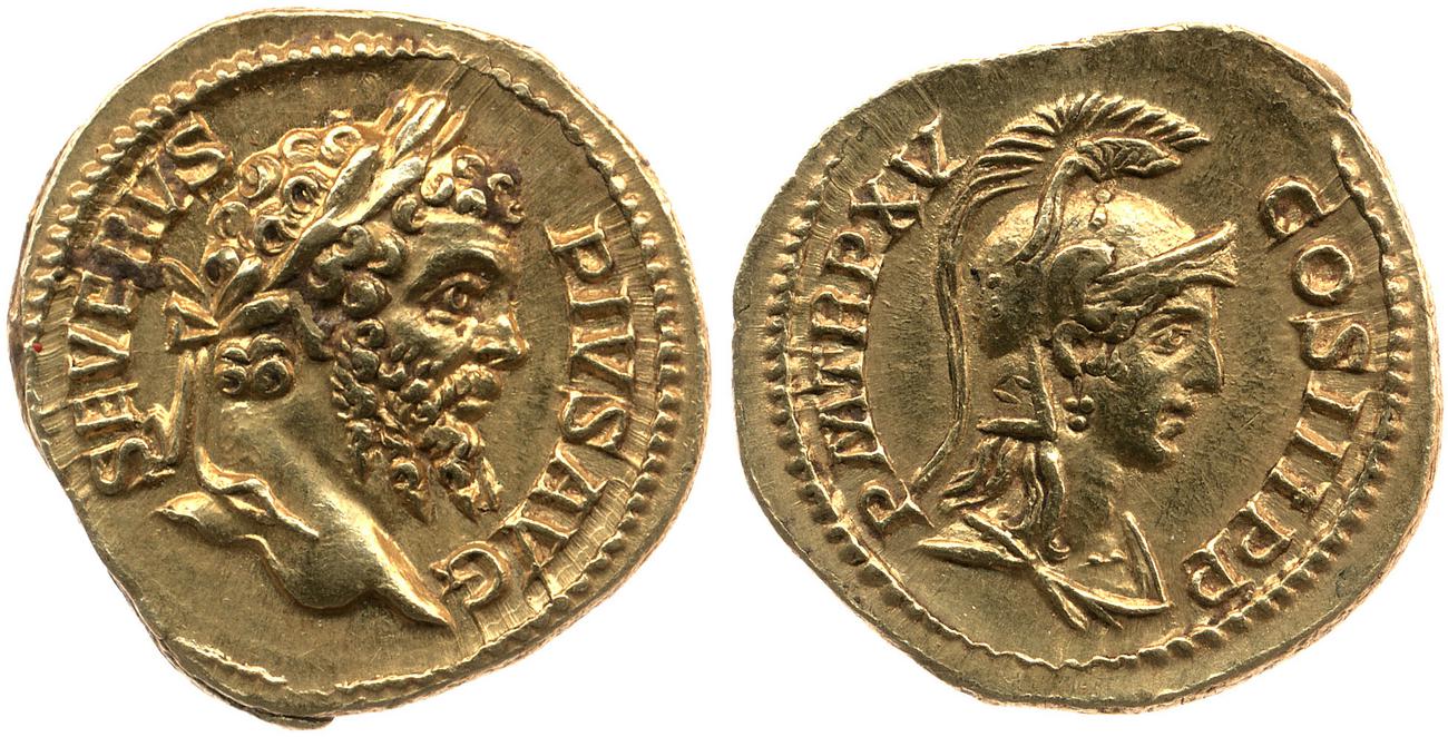 аверс RIC IV Septimius Severus 206