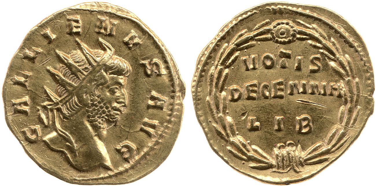 аверс RIC V Gallienus 92