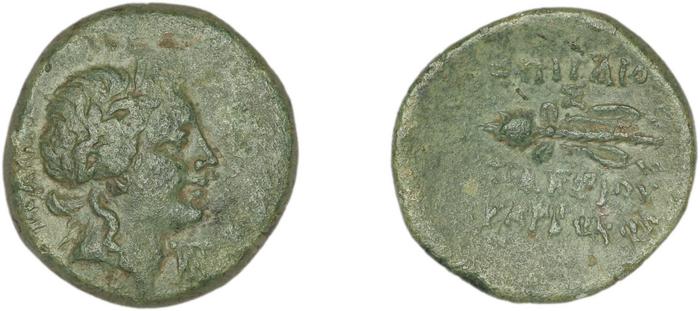 C. Papirius Carbo Nicaea Waddington 1910 8-9, реверс, bm