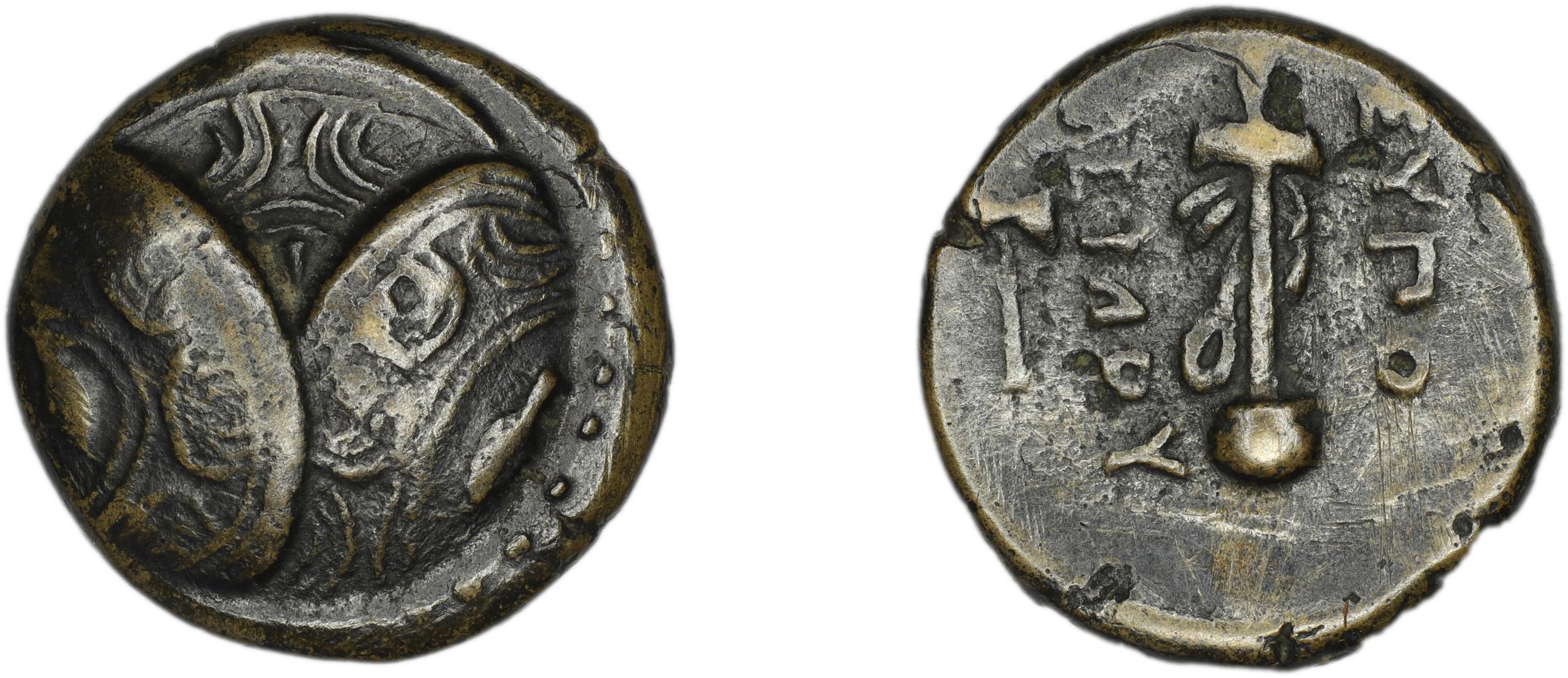 Eupolemos, strategos of Caria Caunus Ashton 1998, аверс, bm