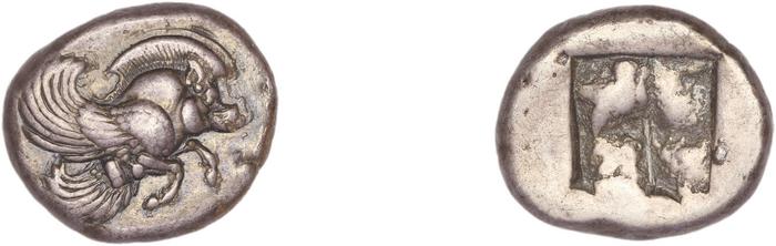 Clazomenae Dengate 1967 IB didrachms, реверс, bm