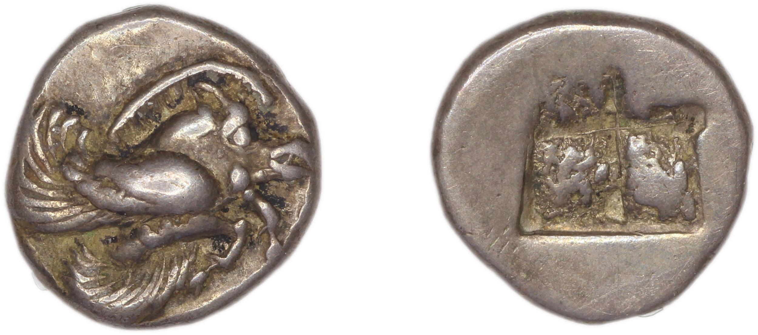 obverse Clazomenae Dengate 1967 II diobols