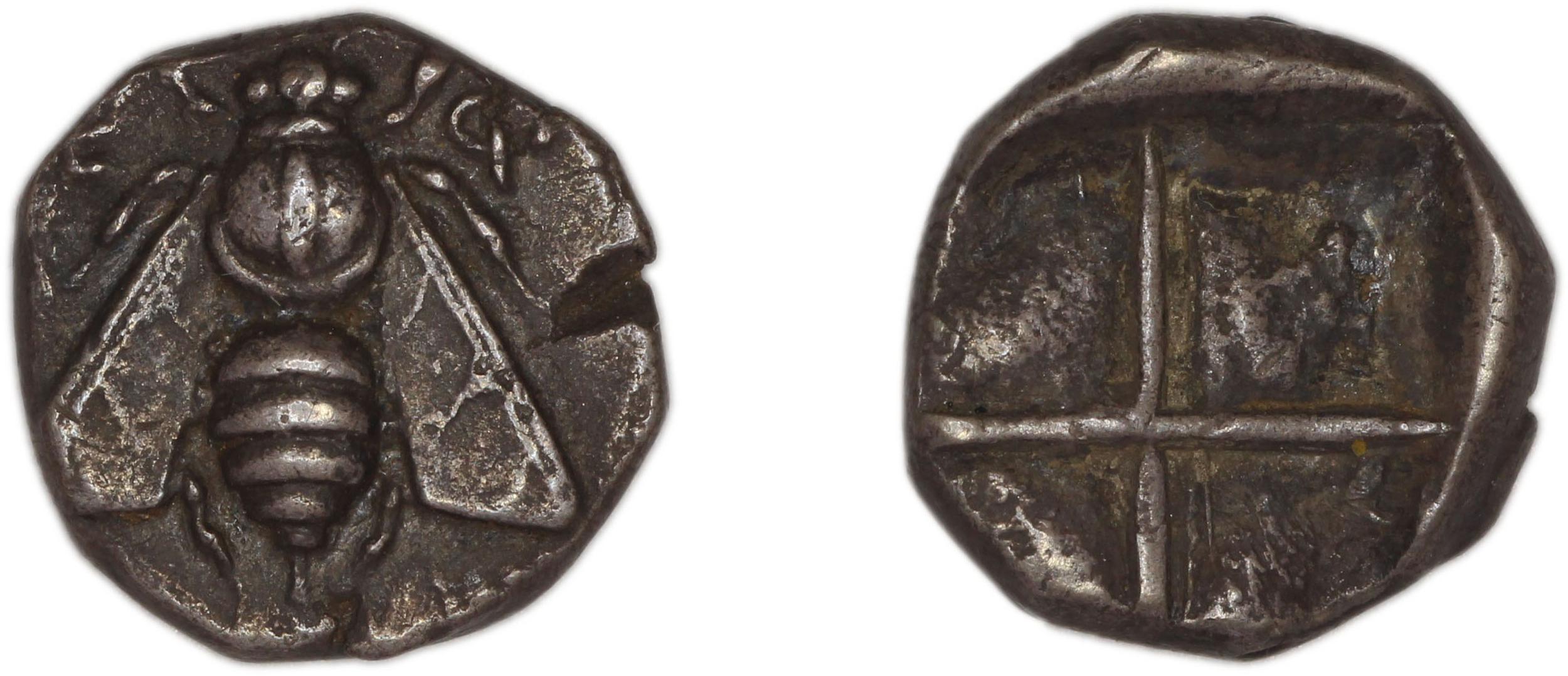 Ephesus Kinns and Holt 2023 Period I, AR I-II, аверс, bm