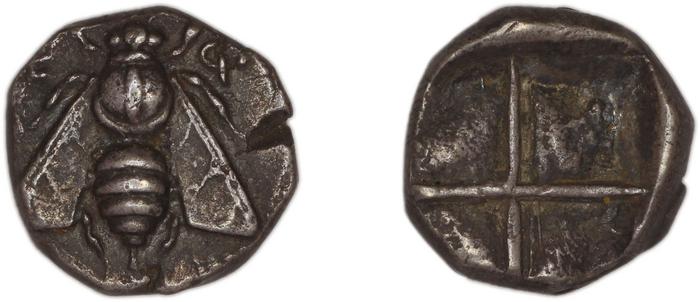 Ephesus Kinns and Holt 2023 Period I, AR I-II, реверс, bm