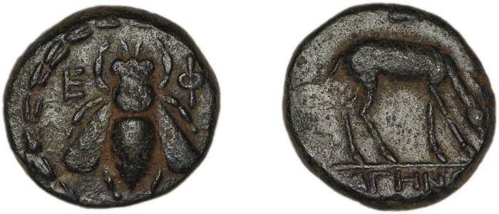 reverse Ephesus Kinns and Holt 2023 Period V, AE XVIII