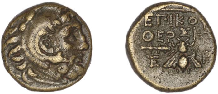 Erythrae Kinns 1980 Period III.2, AE 10, реверс, bm