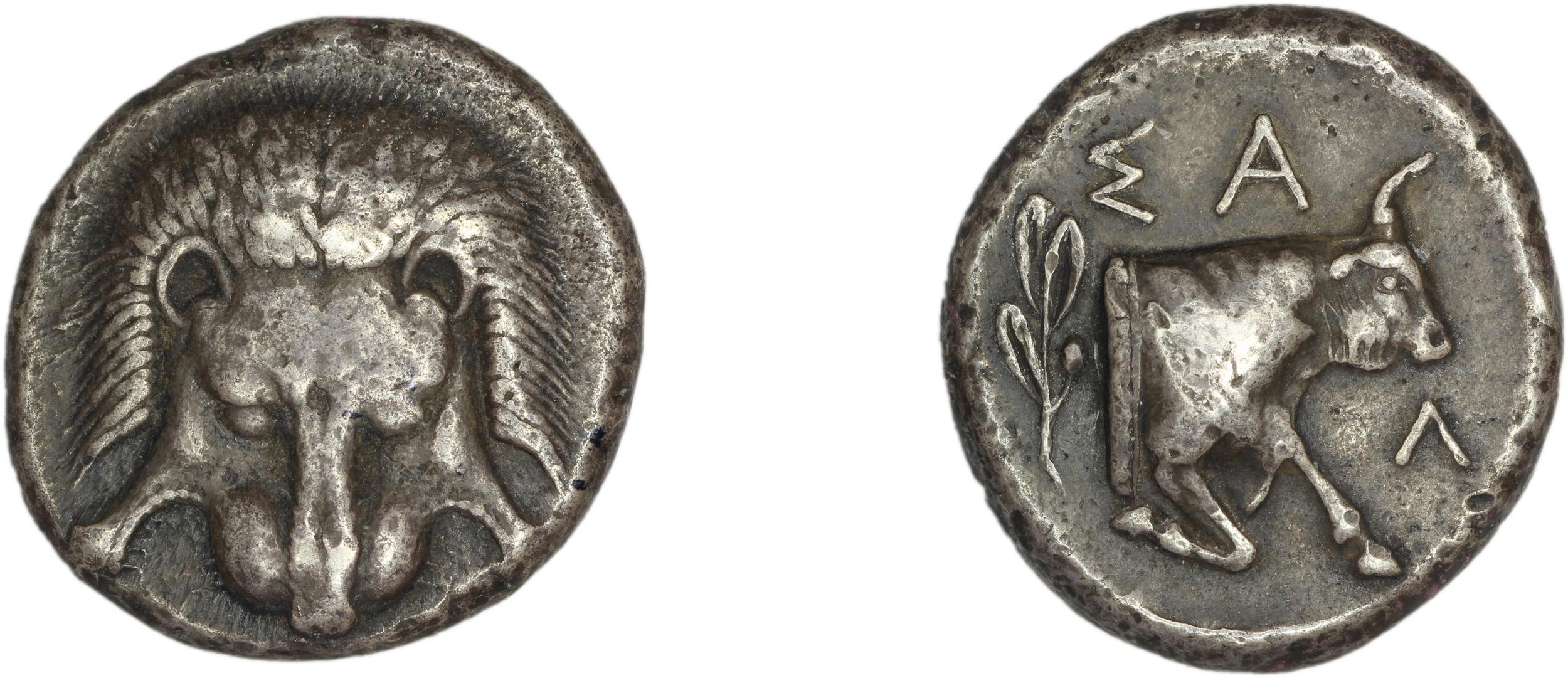 Samos Barron 1966 Class VII tetradrachms, аверс, bm