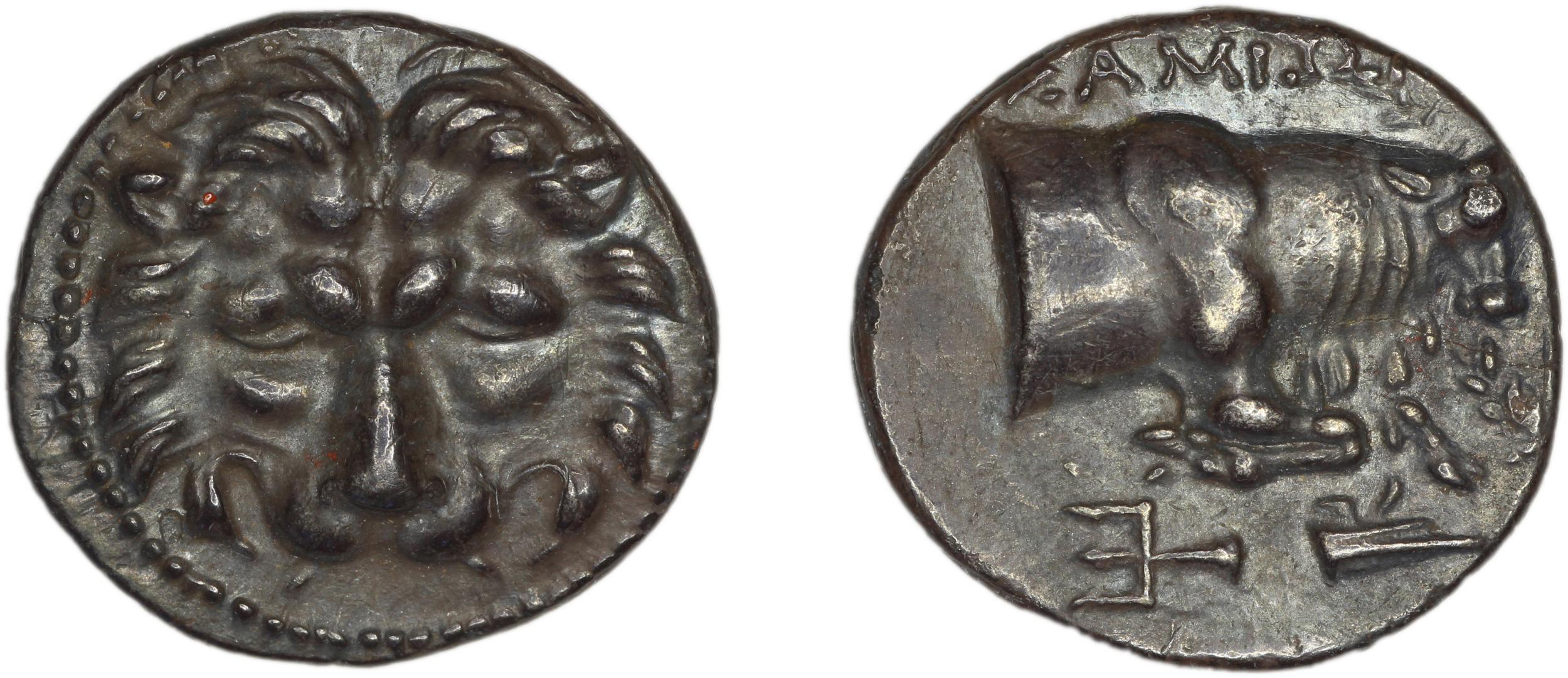 аверс Samos Barron 1966 Ptolemaic octobols