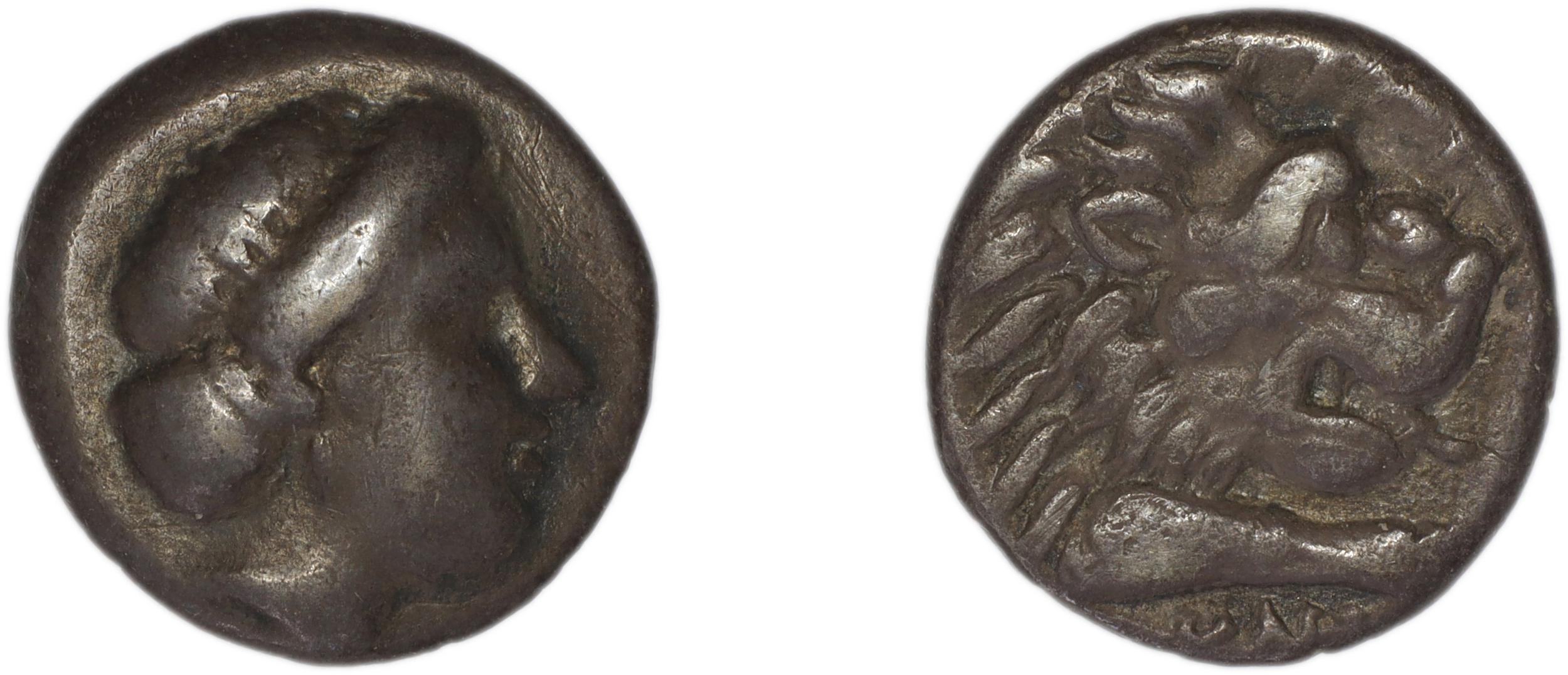 Cnidus Ashton 1999 Drachms, аверс, bm