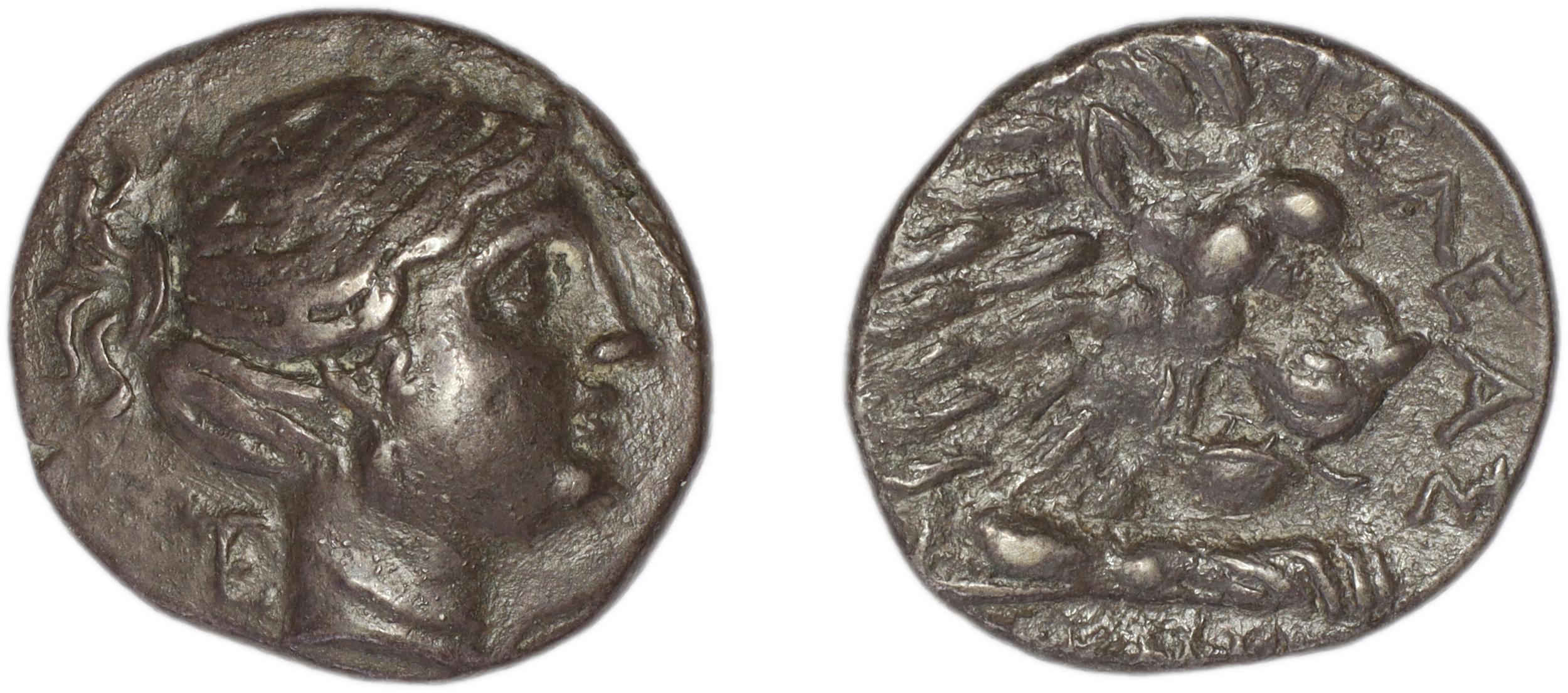 Cnidus Ashton 1999 Drachms, аверс, bm