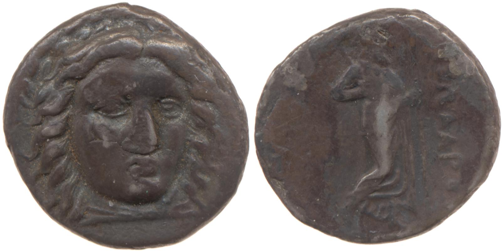 Pixodarus of Caria Halicarnassus Konuk 1998 A1, аверс, bm